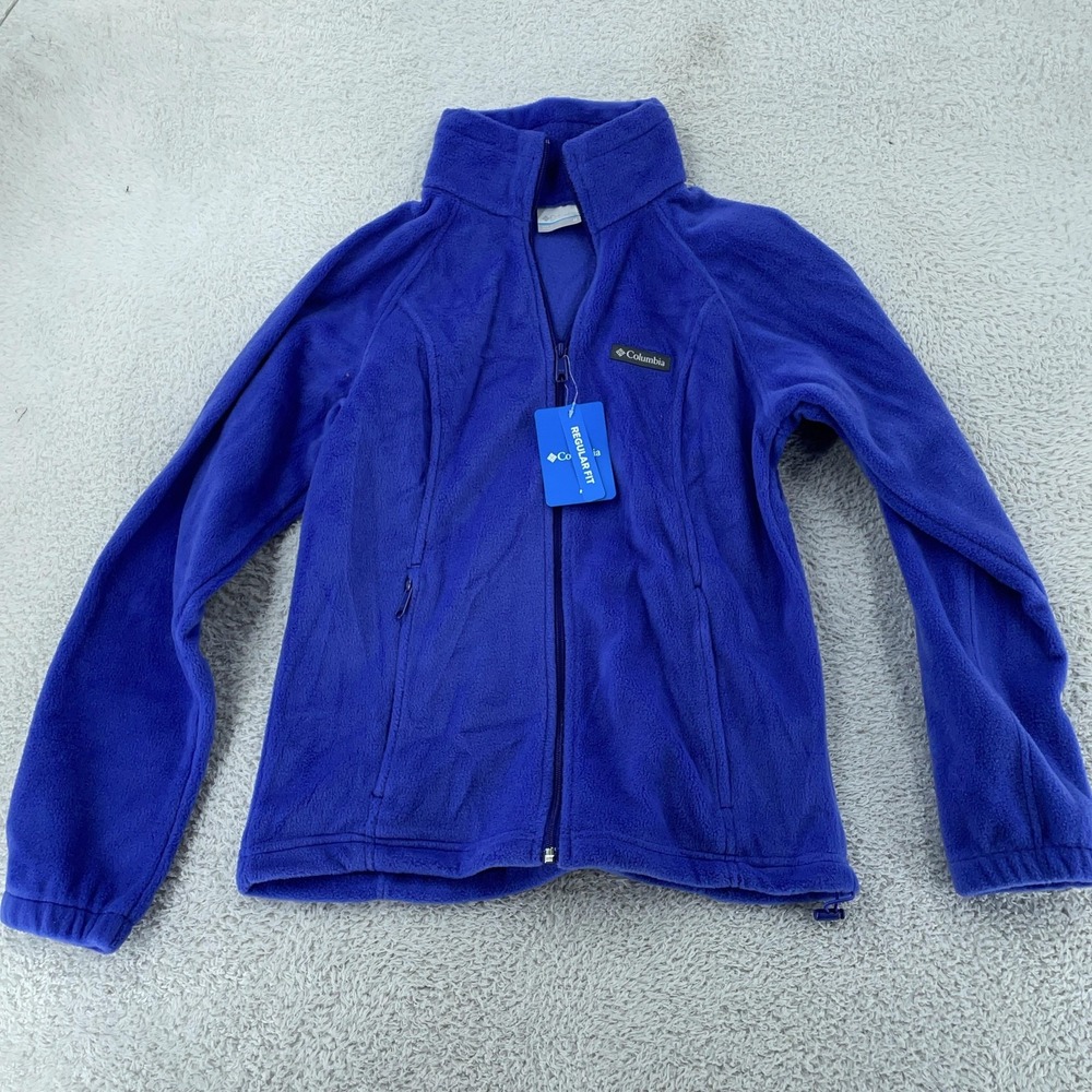 Columbia Fleece Jacket‎ Womens Medium Benton Springs Full Zip Regular Fit WL6439